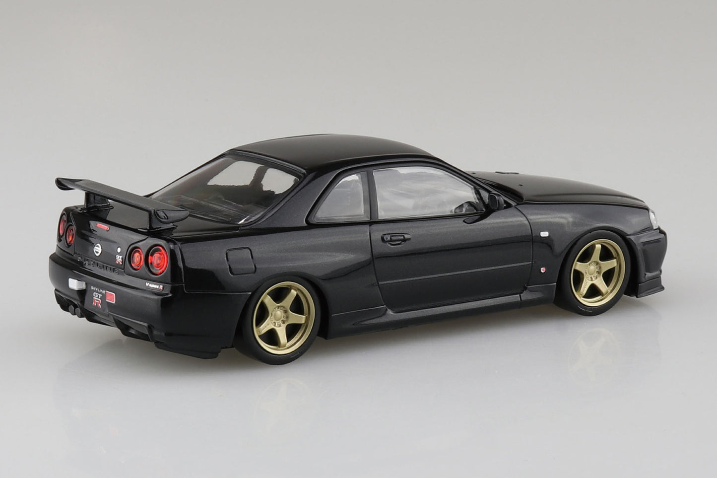1/32 SNAP NISSAN R34 Skyline GT-R Custom Wheel (Black Pearl)