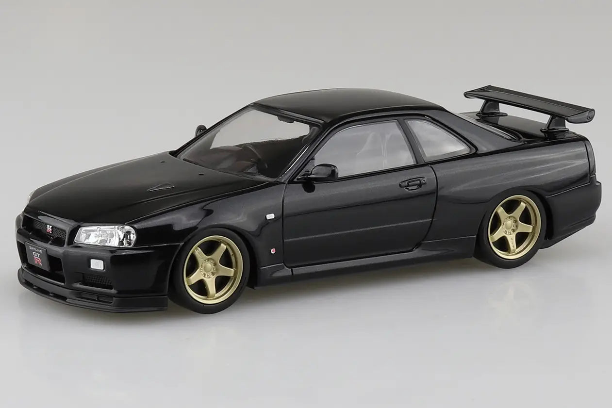 1/32 SNAP NISSAN R34 SKYLINE GT-R CUSTOM WHEEL (Black Pearl)
