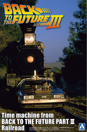 1/24 Time Machine from BACK TO THE FUTURE Part III with Railroad