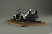 1/24 Time Machine from BACK TO THE FUTURE Part III with Railroad