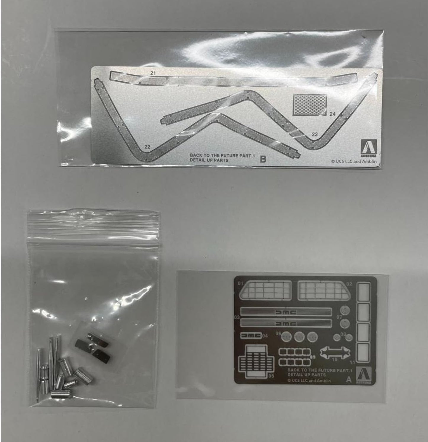1/24 Time Machine from BACK TO THE FUTURE DETAIL UP PARTS SET
