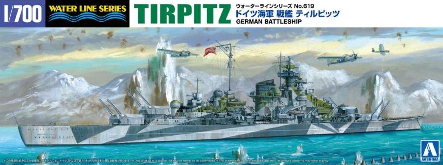 1/700 GERMAN BATTLESHIP TIRPITZ