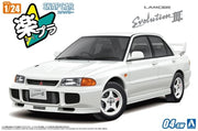1/24 SNAP CE9A Lancer GSR Evolution III 1995 (Scotia White)