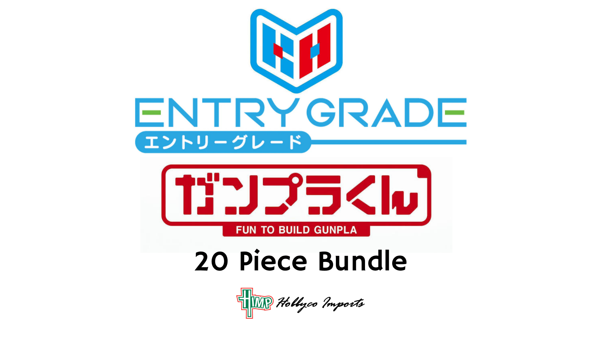 Bundle - Bandai Entry Grade and DX sets (20pcs)