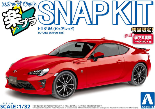 1/32 SNAP TOYOTA '86 (Pure Red)