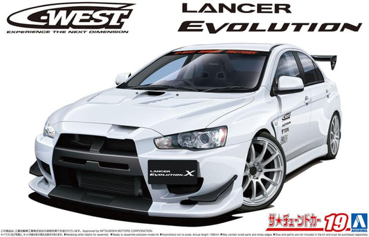 1/24 C-WEST MITSUBISHI CZ4A LANCER EVOLUTION X '07