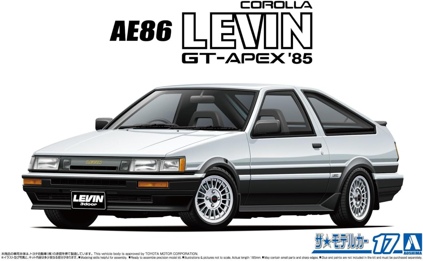 1/24 TOYOTA AE86 COROLLA LEVIN GT-APEX '85