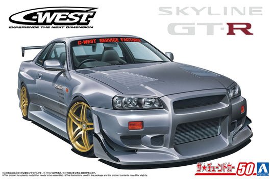 1/24 C-WEST NISSAN BNR34 Skyline GT-R '02