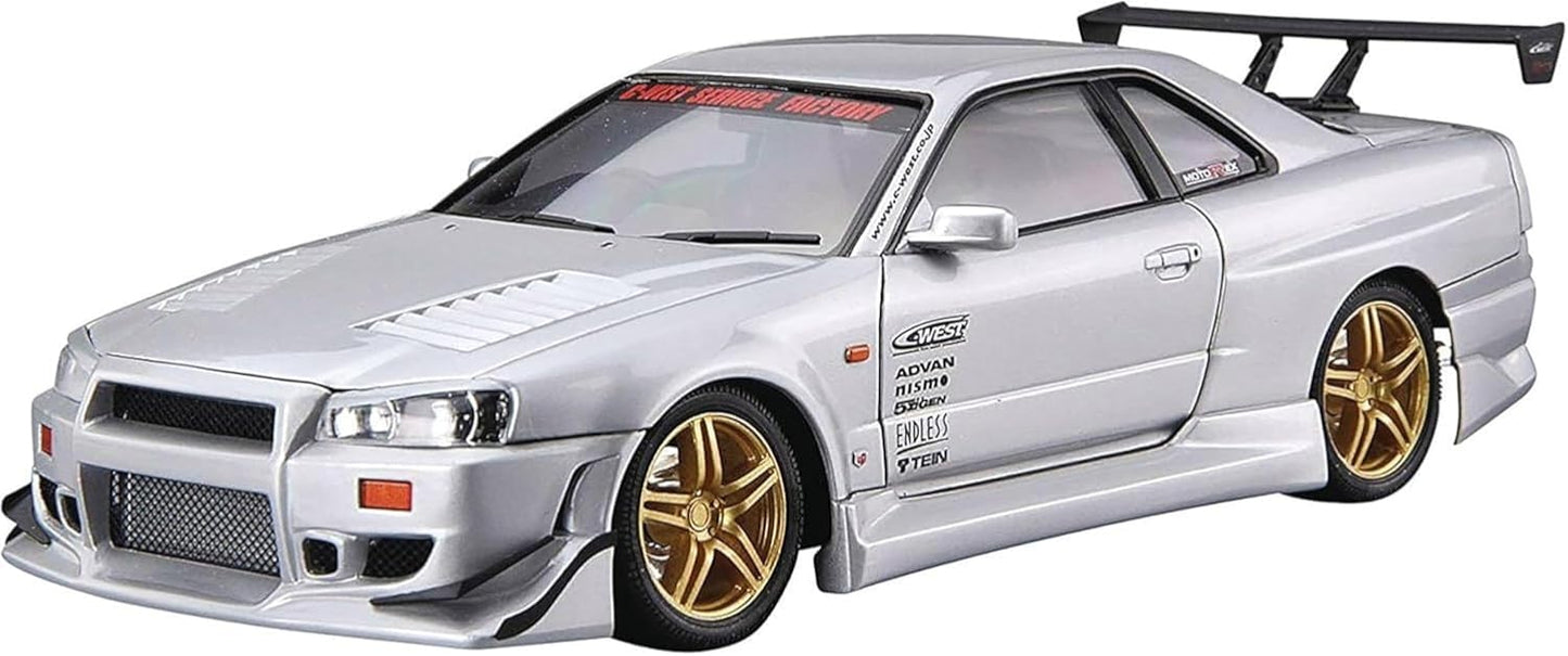 1/24 C-WEST NISSAN BNR34 Skyline GT-R '02
