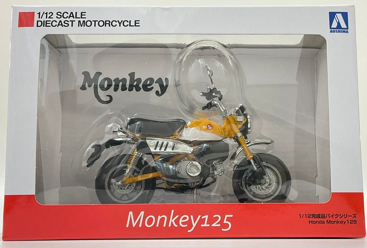 1/12 HONDA Monkey125 Bananas Yellow DIECAST