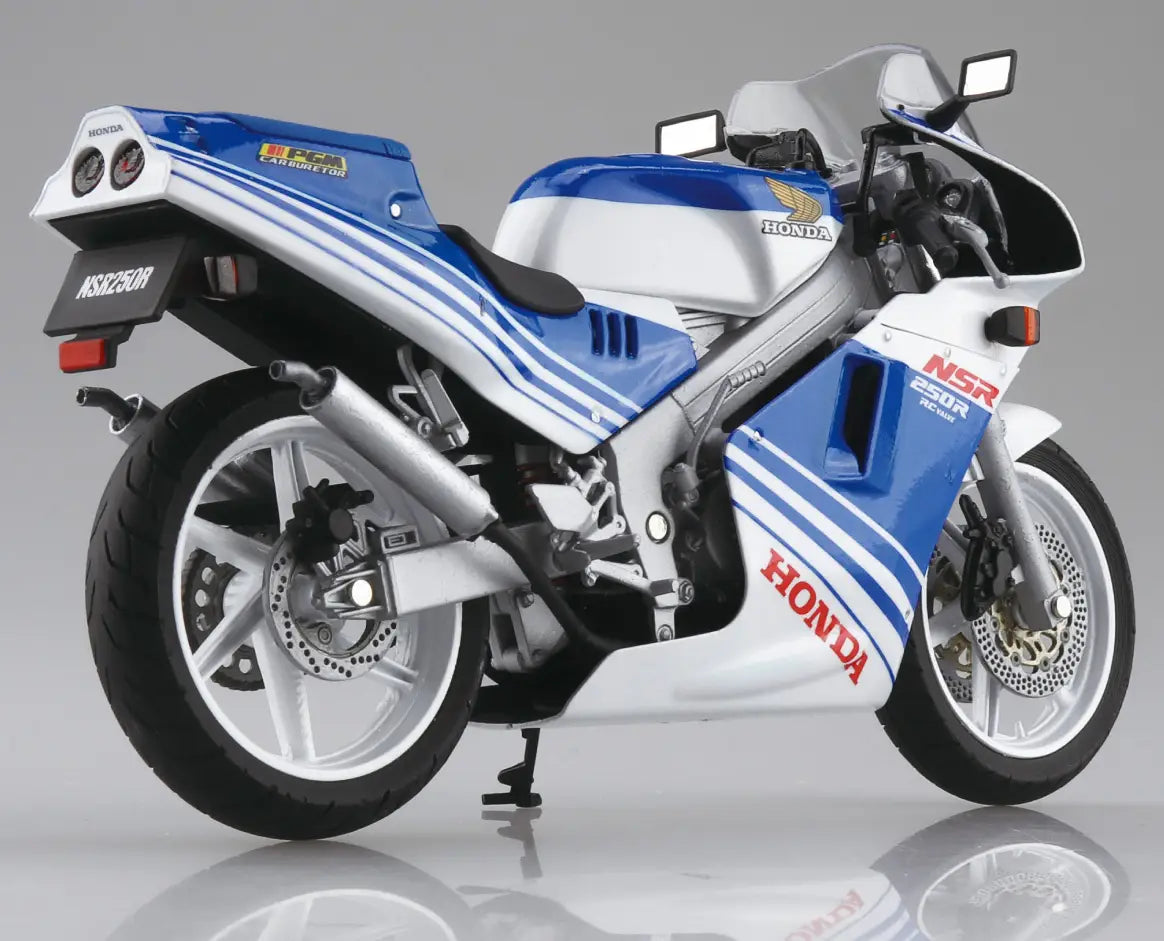 1/12 Diecast HONDA NSR250R '88 Terra (Blue/Ross White)