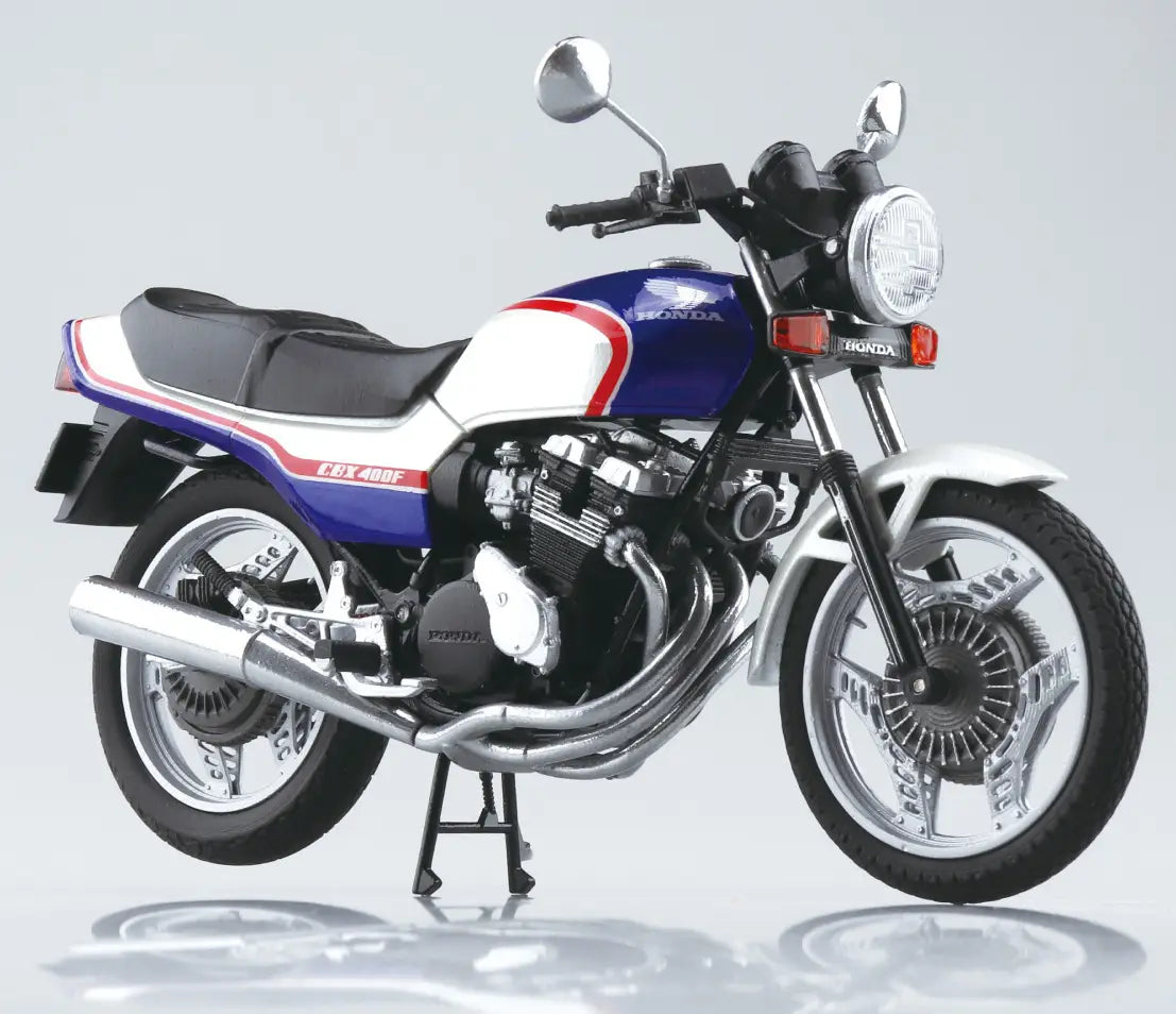1/12 Diecast HONDA CBX400F Pearl/Candy Blue