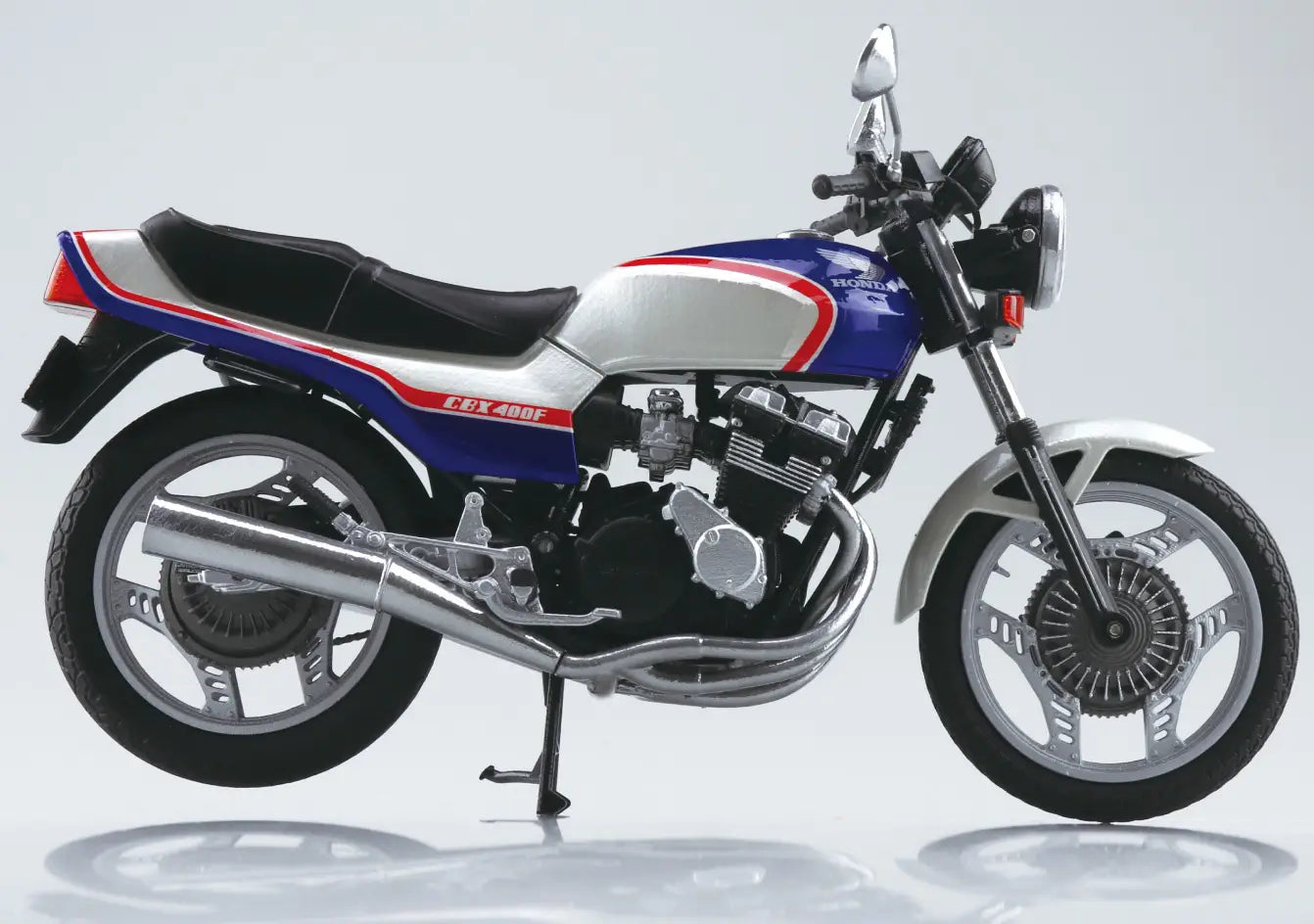 1/12 Diecast HONDA CBX400F Pearl/Candy Blue