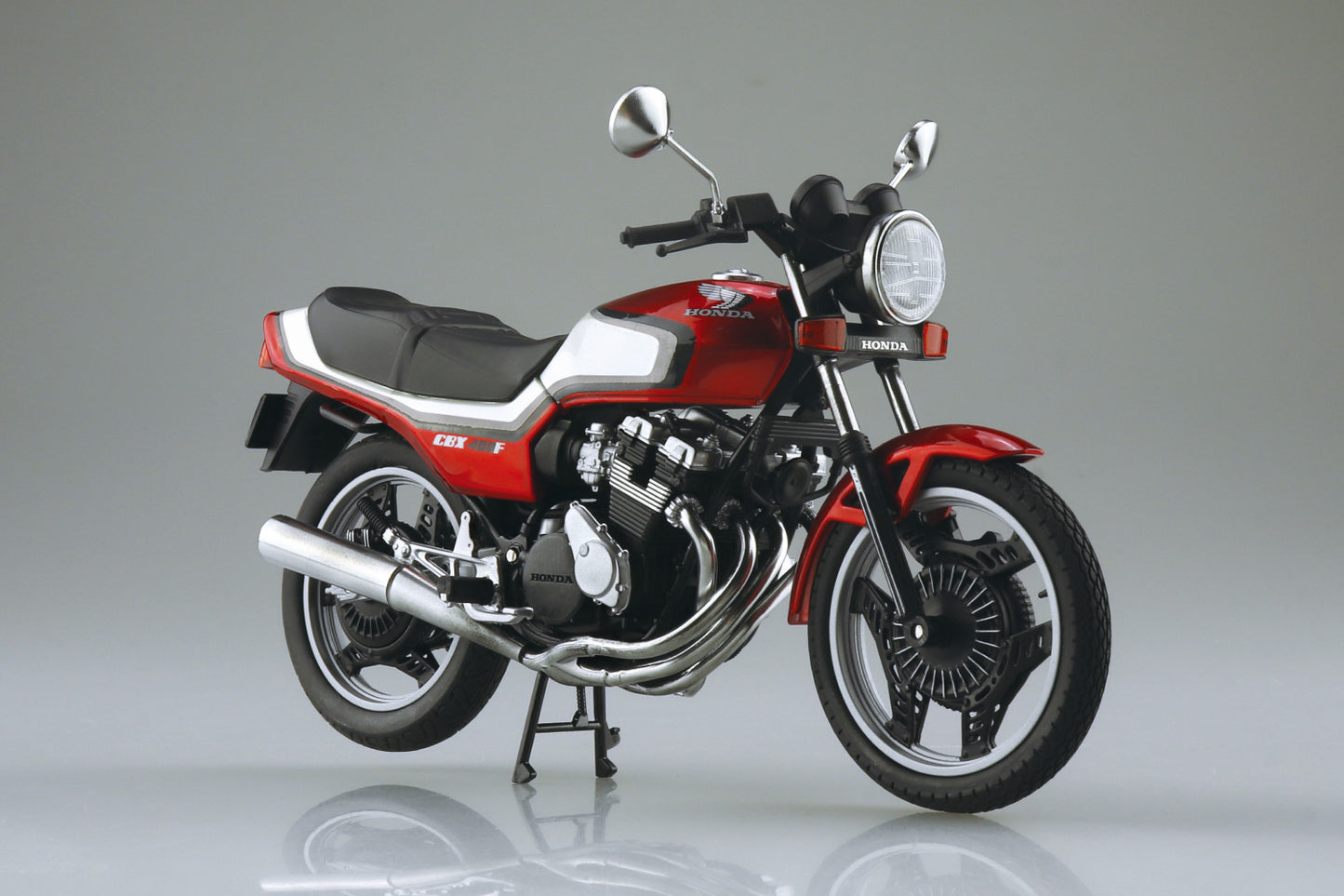 1/12 Diecast HONDA CBX400F Candy Alamoana Red/Pearl Shell White