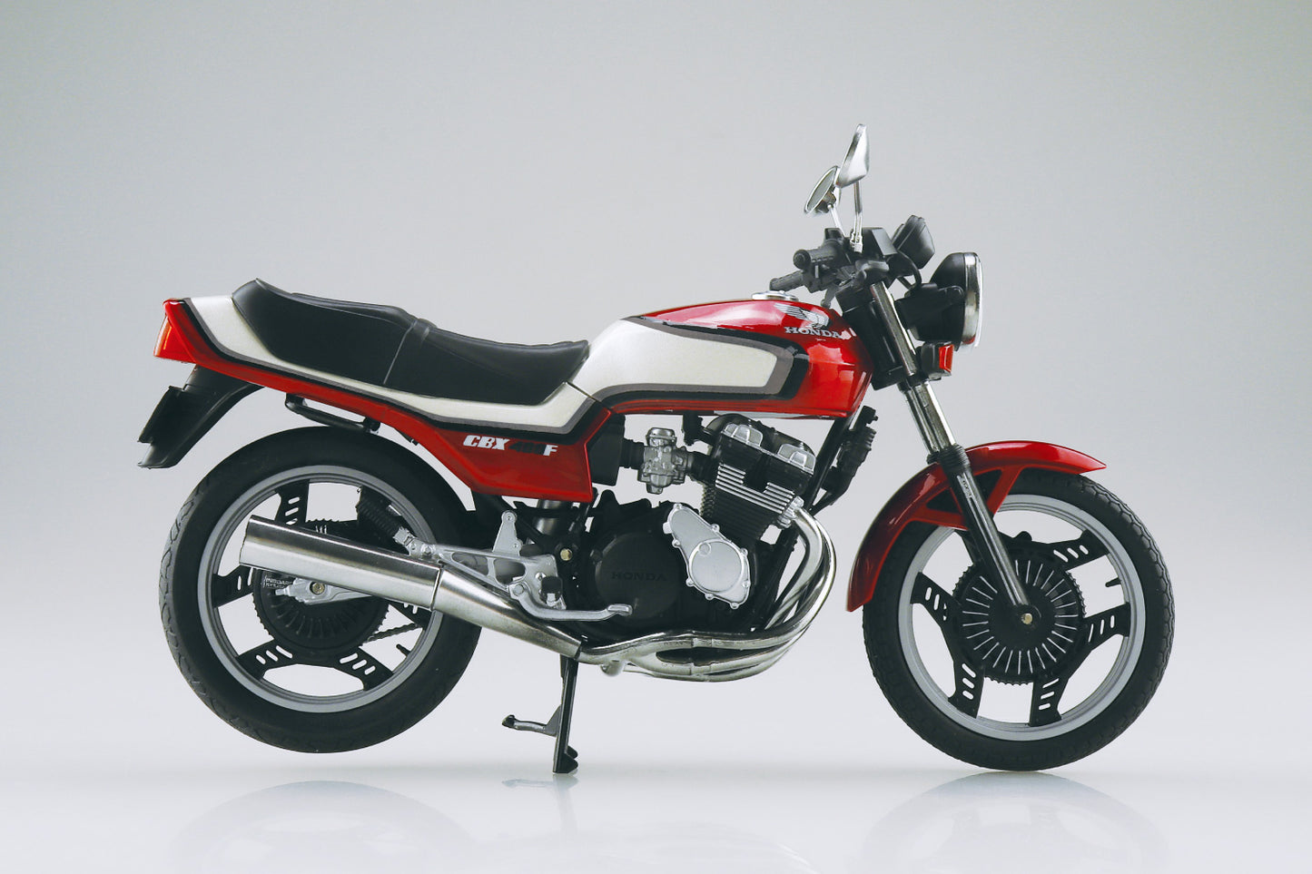 1/12 Diecast HONDA CBX400F Candy Alamoana Red/Pearl Shell White