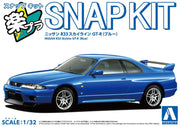 1/32 SNAP NISSAN R33 Skyline GT-R (Blue)