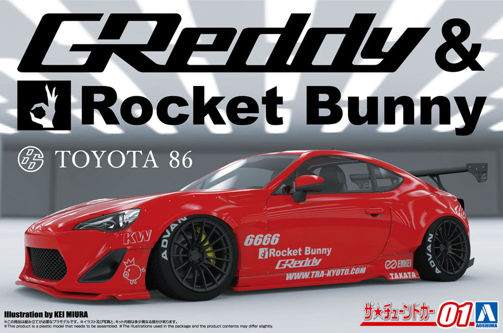 1/24 ZN6 TOYOTA 86 '12 Greddy&Rocket Bunny Enkei Ver.