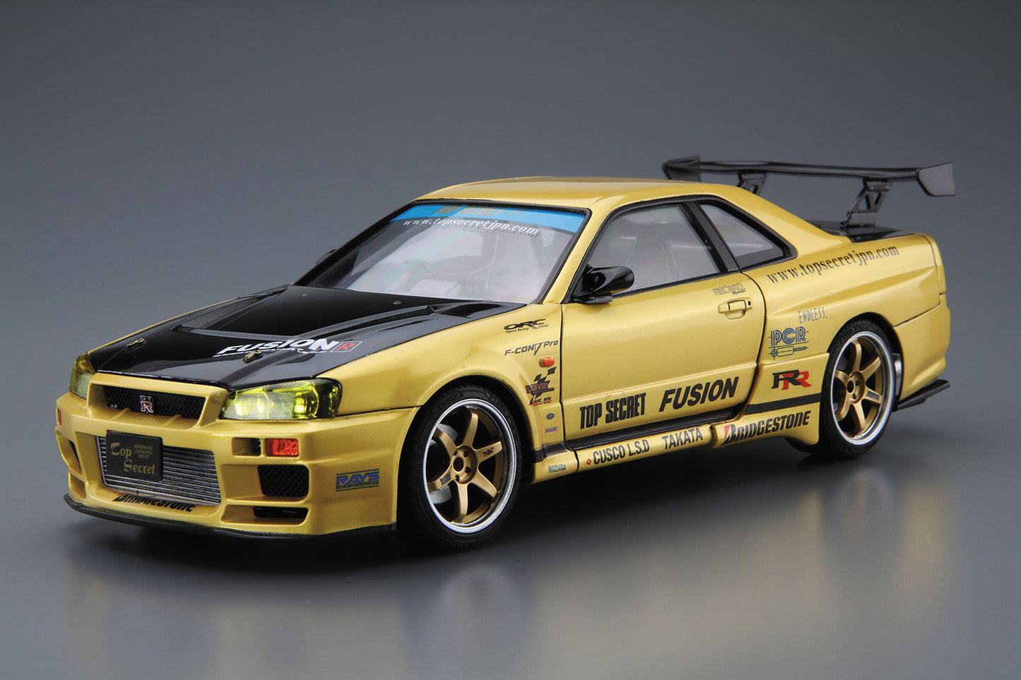 1/24 TOP SECRET NISSAN BNR34 Skyline GT-R '99