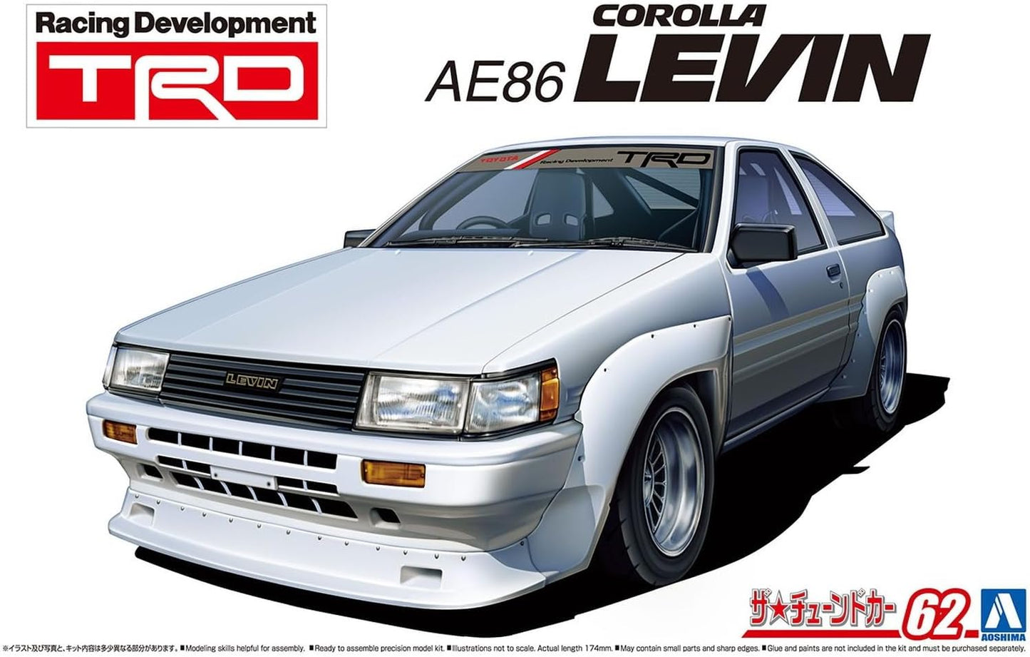 1/24 TRD TOYOTA AE86 Corolla Levin '83