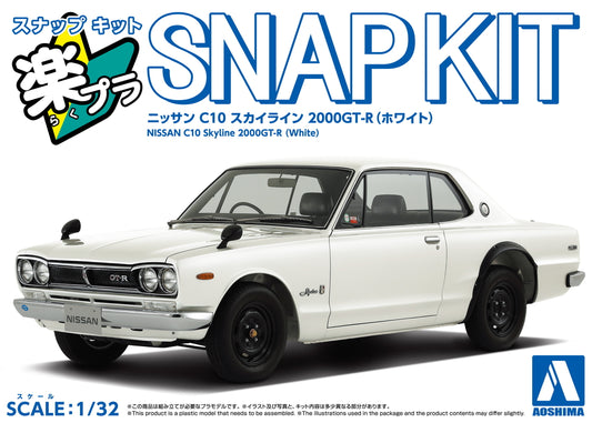 1/32 SNAP NISSAN C10 Skyline 2000GT-R (White)