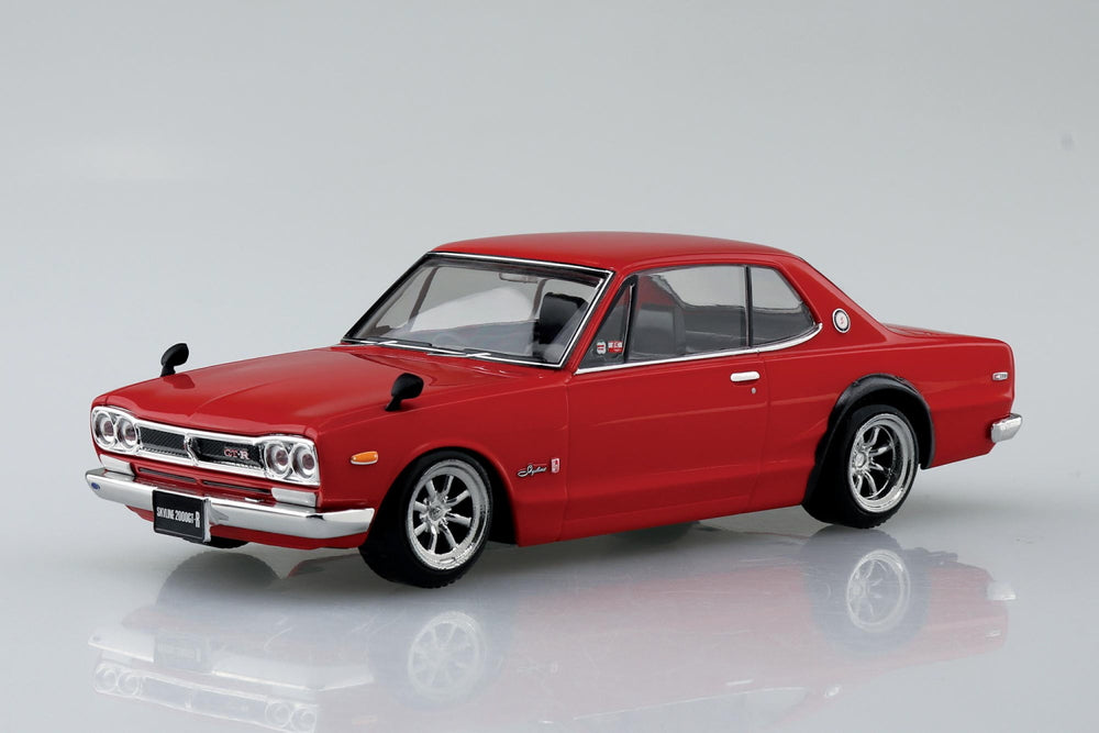 1/32 SNAP NISSAN C10 Skyline 2000GT-R Custom Wheel (Red)