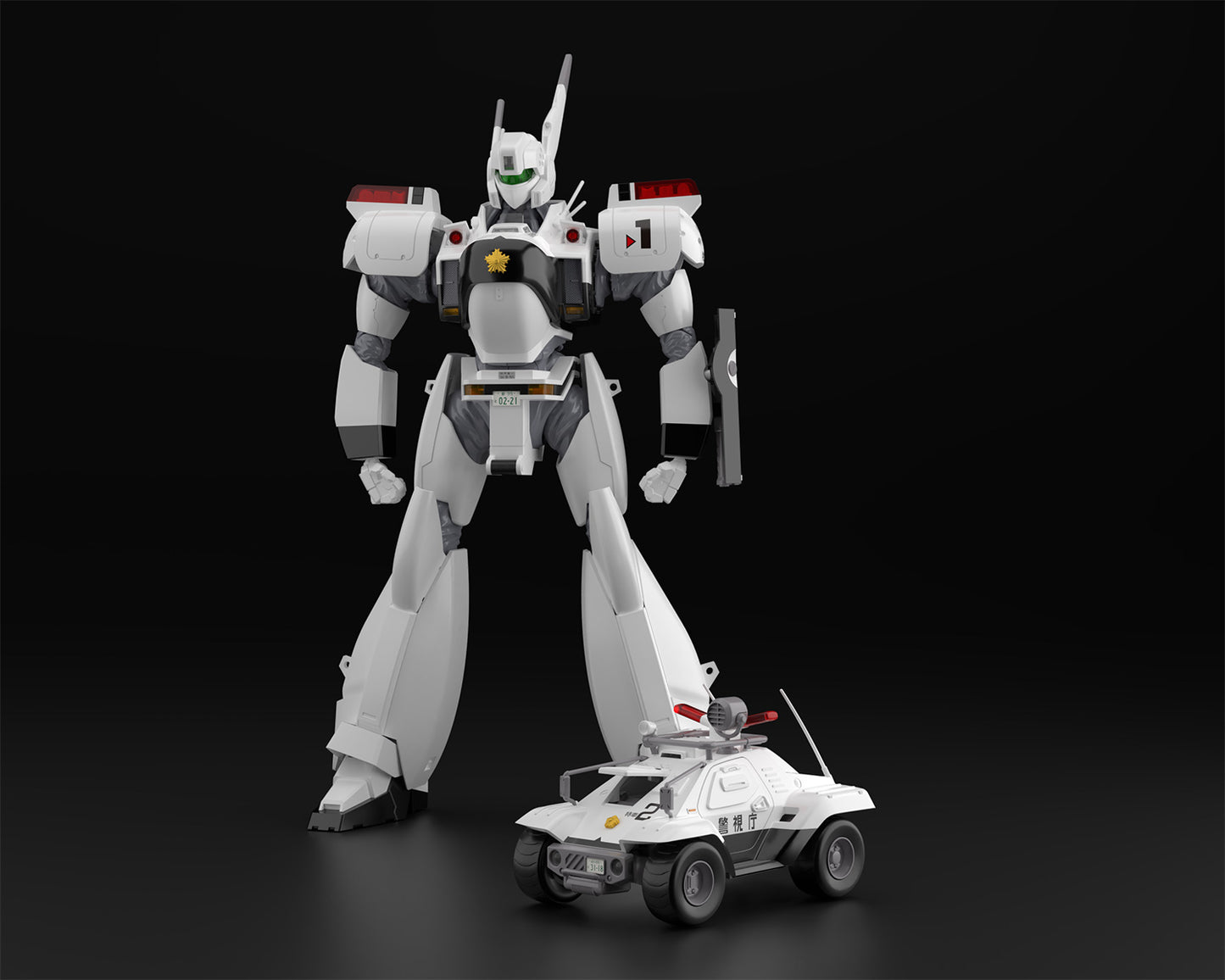 1/43 Mobile Police Patlabor AV-98 Ingram 1st + Special Command Vehicle TYPE 98