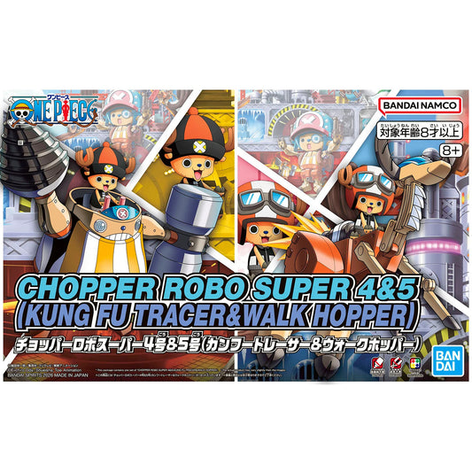 Chopper Robo Super 4&5 (Kung Fu Tracer &Walk Hopper)