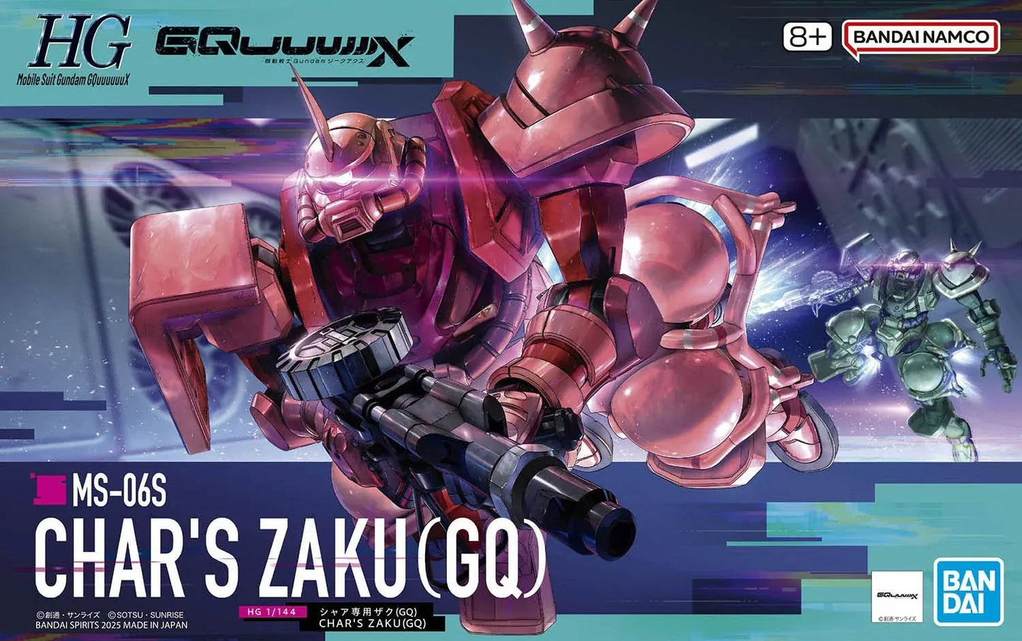 HG 1/144 CHAR'S ZAKU(GQ)