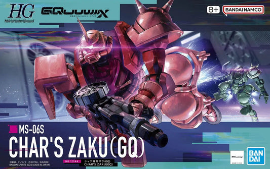 HG 1/144 CHAR'S ZAKU(GQ)