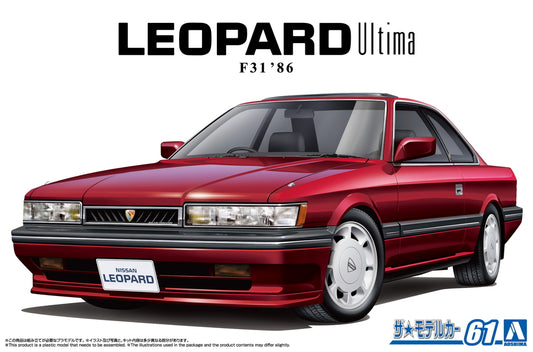 1/24 NISSAN UF31 Leopard 3.0 Ultima '86