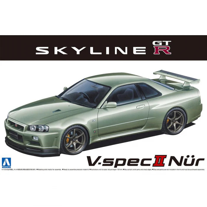 1/24 NISSAN BNR34 Skyline GT-R V-Spec II Nür '02