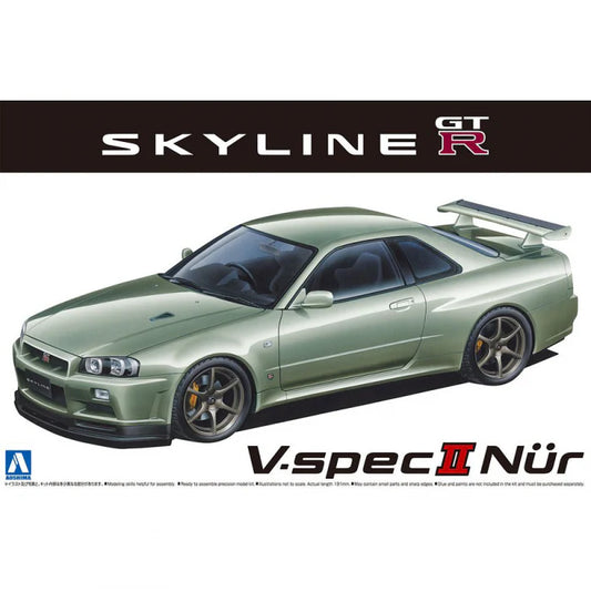 1/24 NISSAN BNR34 Skyline GT-R V-Spec II Nür '02