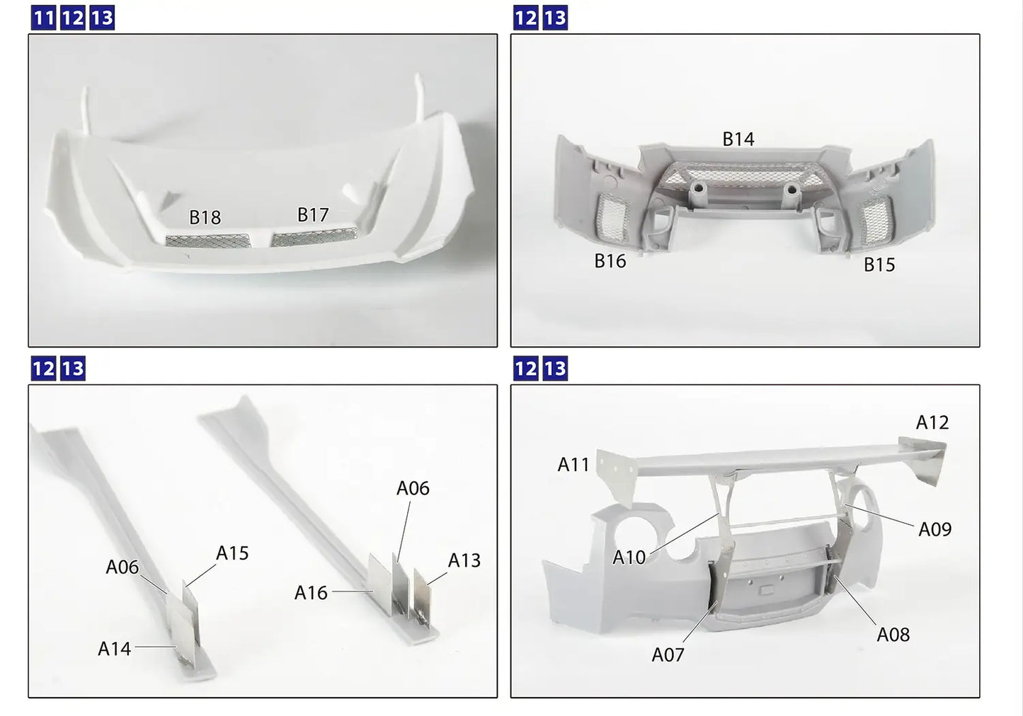 1/24 LB-Works R35 GT-R Detail Up Parts