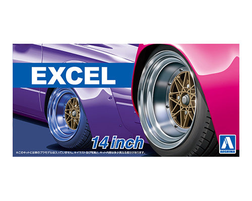 1/24 Excel 14inch Wheel Set