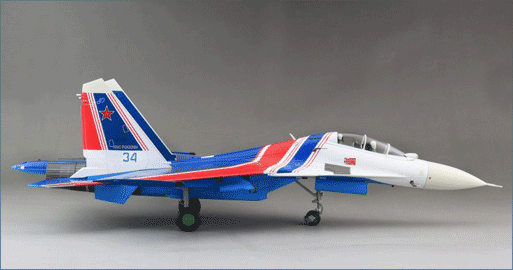 1/72 Su-30SM Russian Knights Blue 34 RF-81705 Russian Air Force 2019