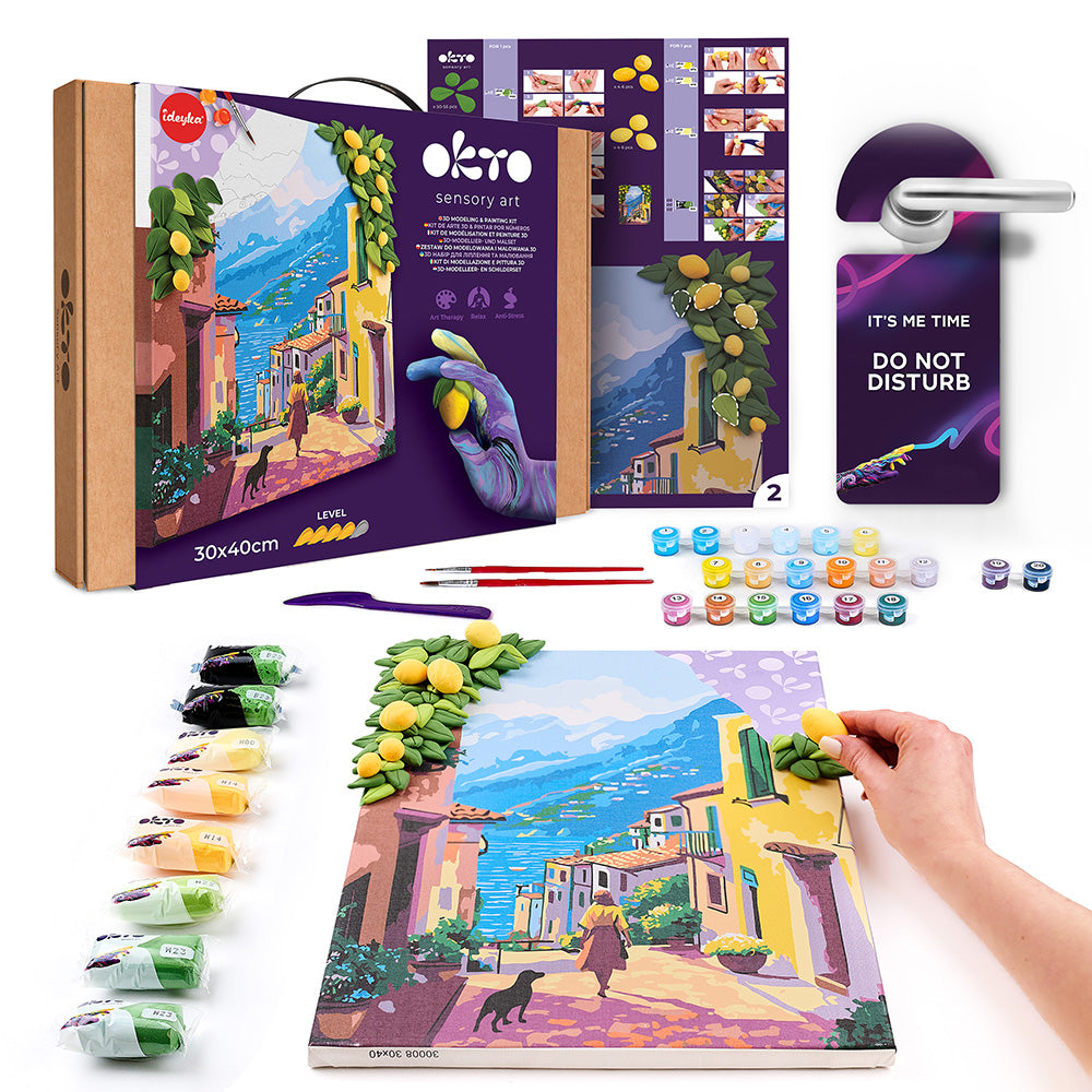 3D Modeling+Painting Kit 30x40cm - Lemon Weekend