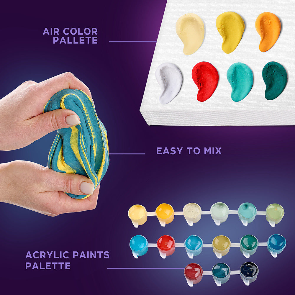 3D Modeling+Painting Kit 30x40cm - Hot Air Balloon Flight