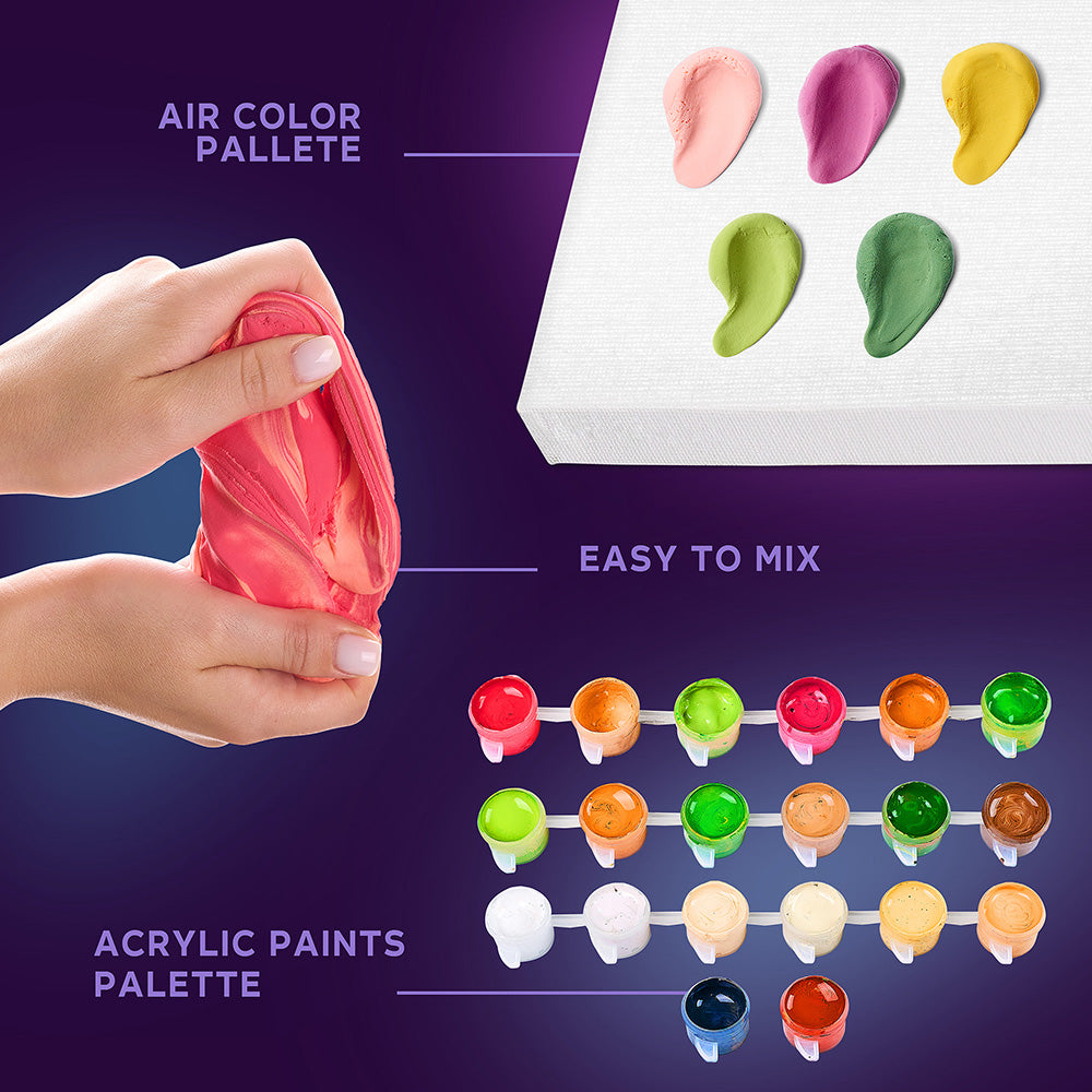 3D Modeling+Painting Kit 30x40cm - A Cat in a Flower Crown