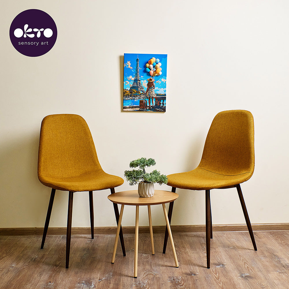 3D Modeling+Painting Kit 30x40cm - Greetings from Paris