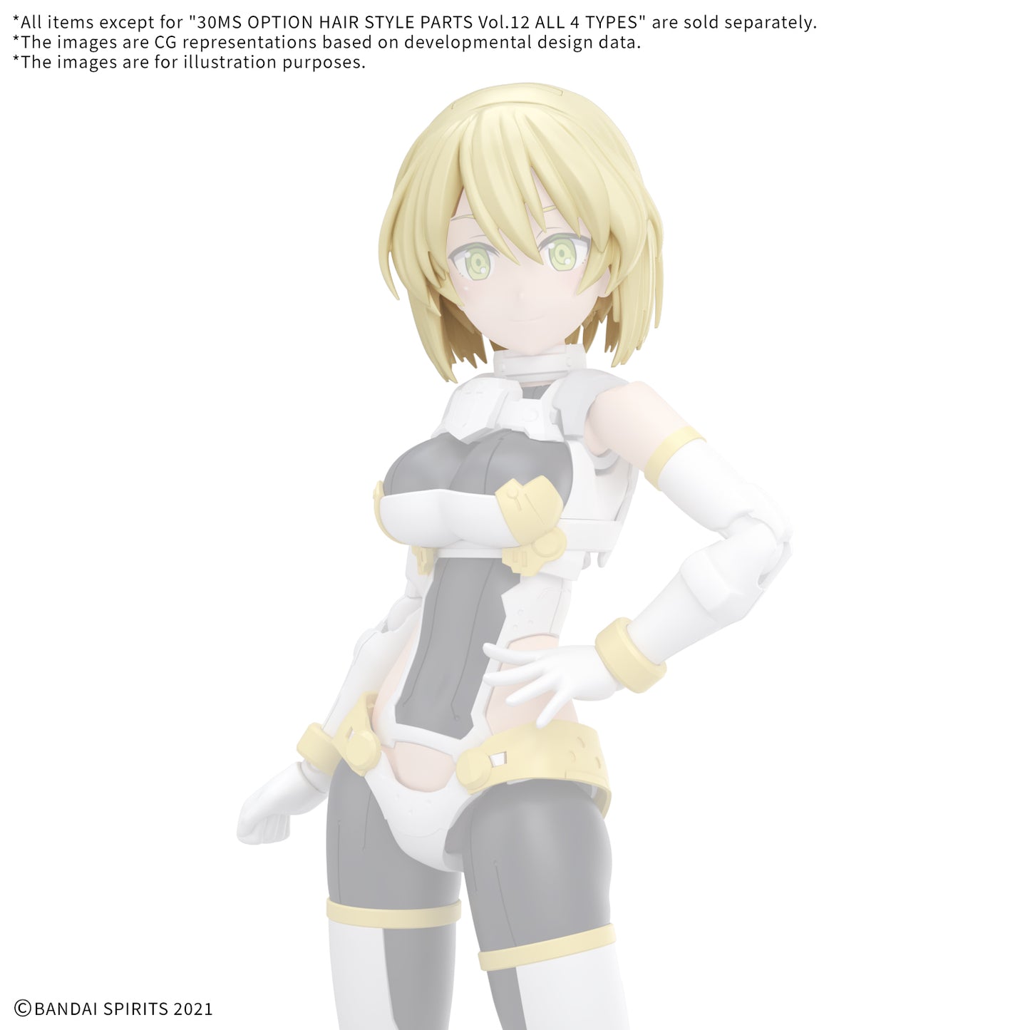 30MS Option Hair Style Parts Vol.12 All 4 Types