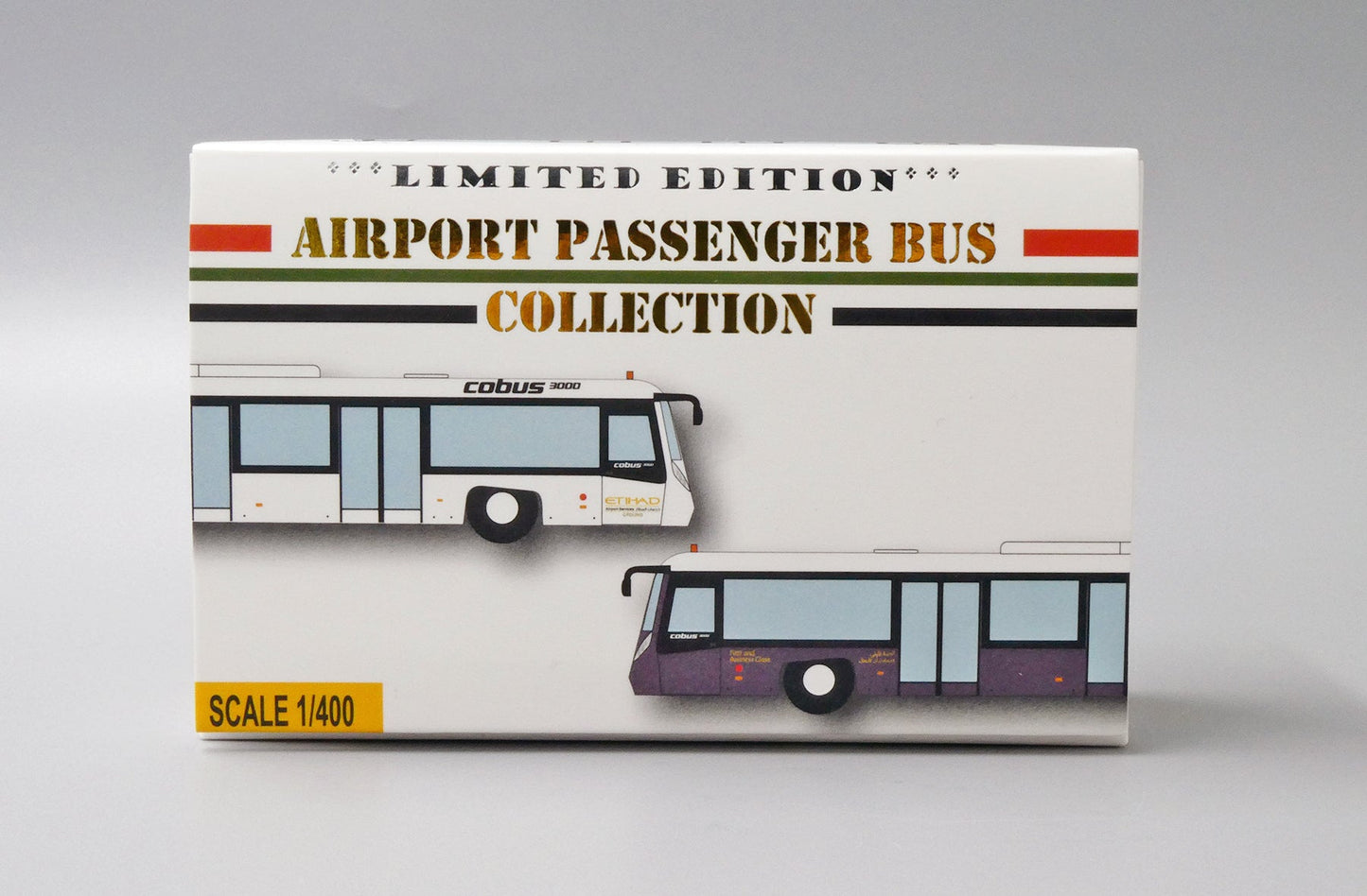 1/400 AIRPORT BUS ETIHAD 4PCS PER BOX