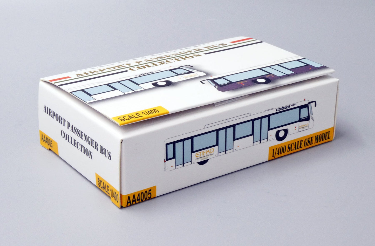 1/400 AIRPORT BUS ETIHAD 4PCS PER BOX