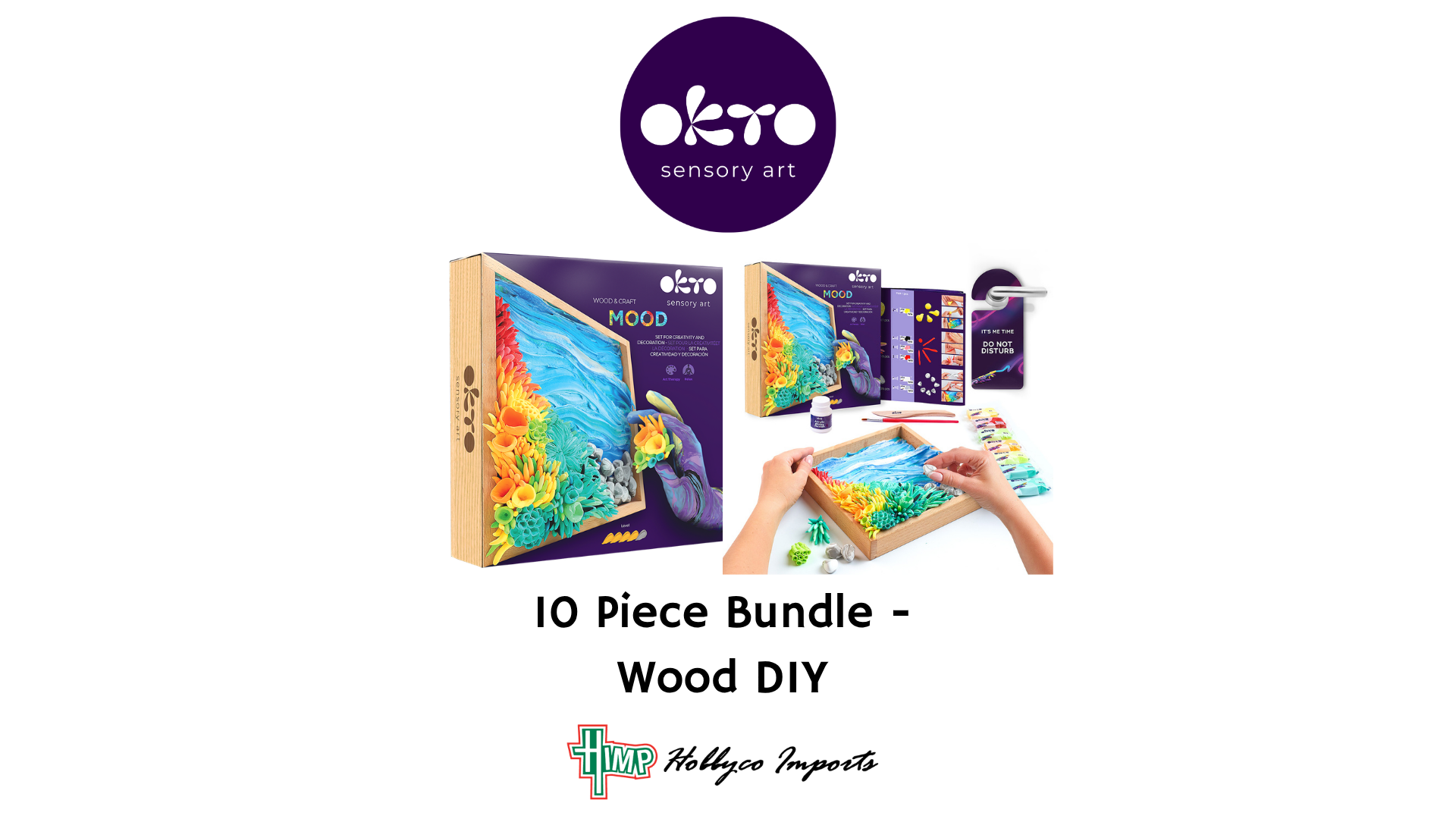 Bundle - OKTO Wood and Craft DIY (10pcs)