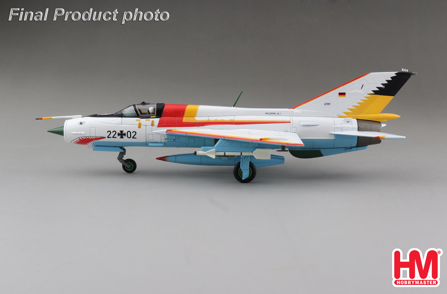 1/72 MIG-21SPS "The White Shark" 22+02 JG-1 Drewitz Air Base Germany 1990