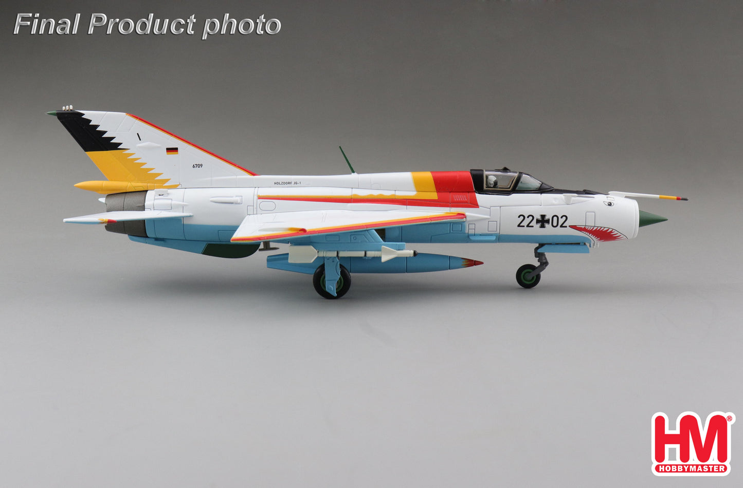 1/72 MIG-21SPS "The White Shark" 22+02 JG-1 Drewitz Air Base Germany 1990