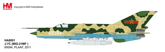 1/72 J-7C (MIG-21MF) 69394 PLAAF 2011