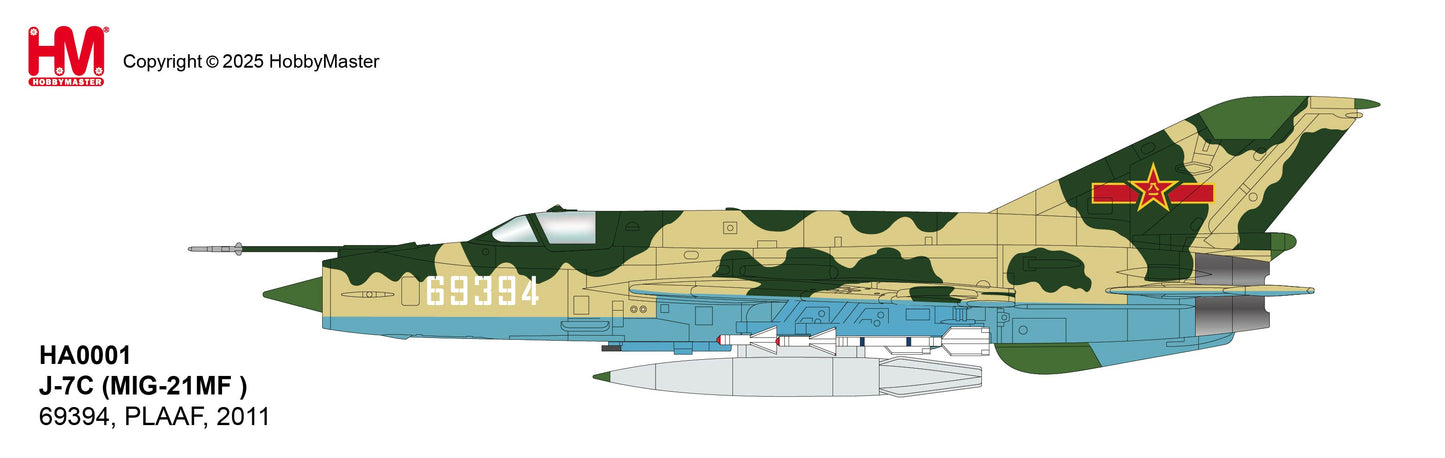 1/72 J-7C (MIG-21MF) 69394 PLAAF 2011