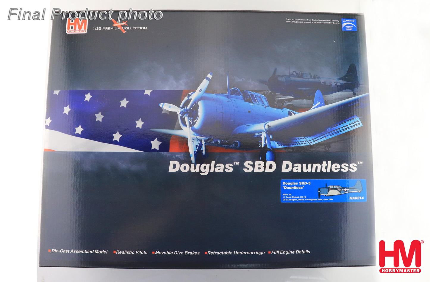 1/32 SBD-5 "Dauntless" White 39 Lt. Cook Cleland VB-16 USS Lexington Battle of Philippine Seas June 1944