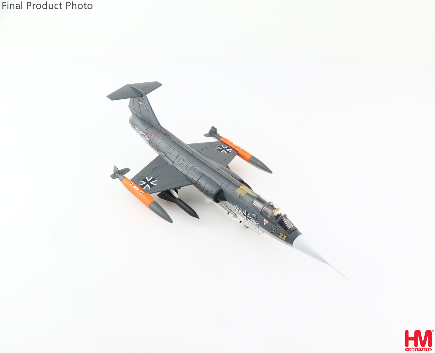 1/72 F-104G Starfighter 26+69 MFG 2 Marineflieger Fliegerhorst Eggebek 1985 (2x Kormoran Anti-Ship Missiles)