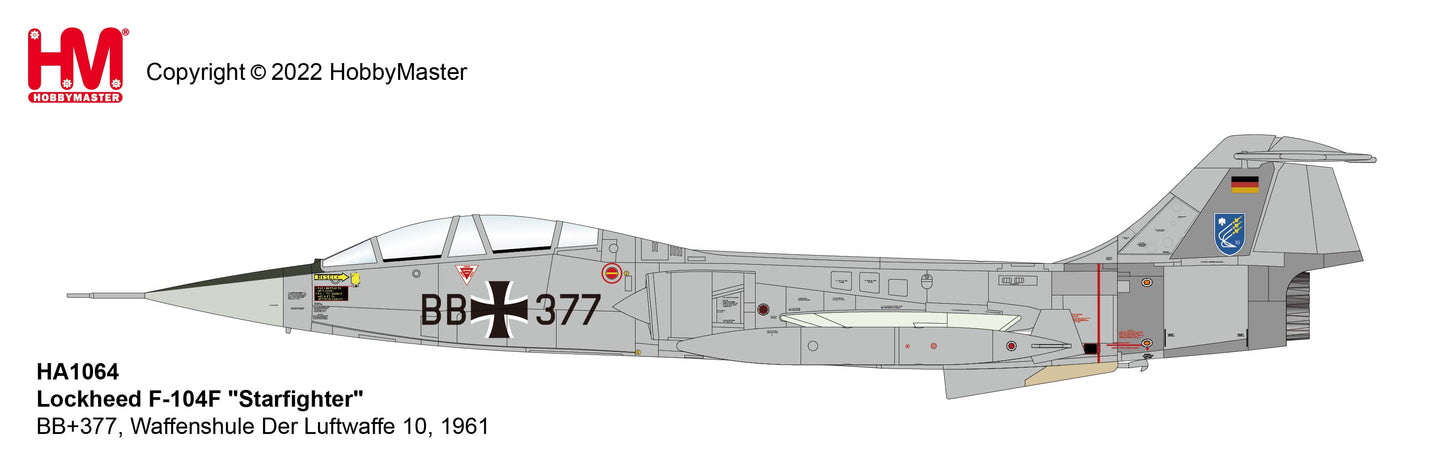 1/72 F-104F â€œStarfighterâ€� BB+377 Waffenschule der Luftwaffe 10 1961